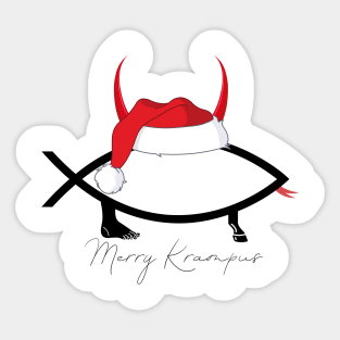 Merry Krampus Sticker